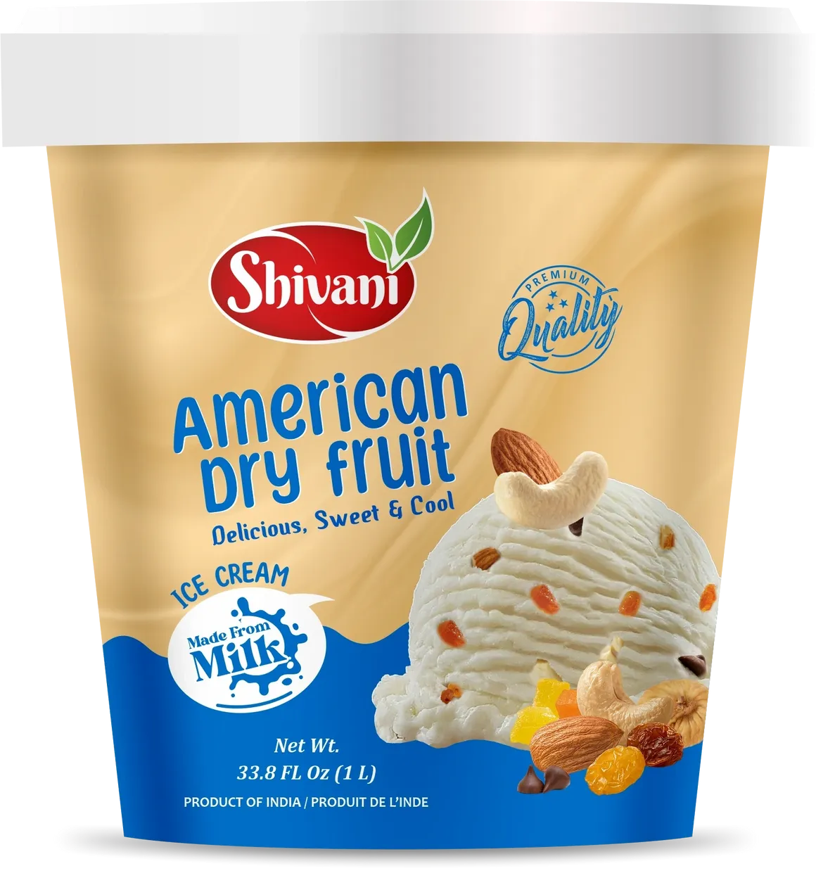 American Dry fruit Ice cream